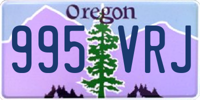 OR license plate 995VRJ