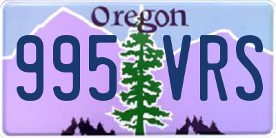 OR license plate 995VRS