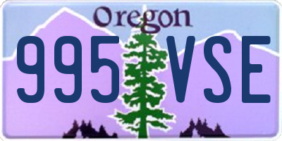 OR license plate 995VSE