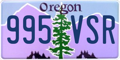 OR license plate 995VSR