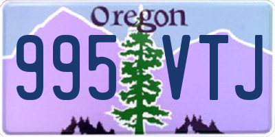 OR license plate 995VTJ