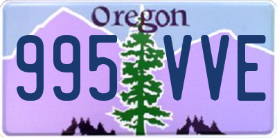 OR license plate 995VVE