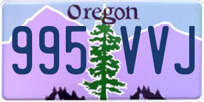 OR license plate 995VVJ