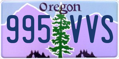OR license plate 995VVS