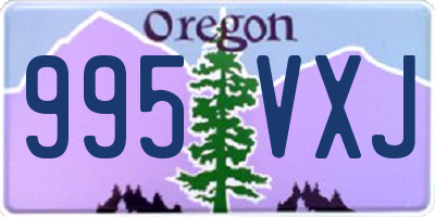 OR license plate 995VXJ