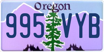 OR license plate 995VYB