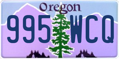 OR license plate 995WCQ