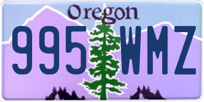 OR license plate 995WMZ