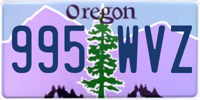 OR license plate 995WVZ