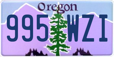 OR license plate 995WZI