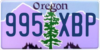 OR license plate 995XBP