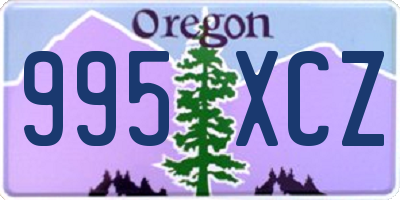 OR license plate 995XCZ