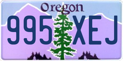 OR license plate 995XEJ