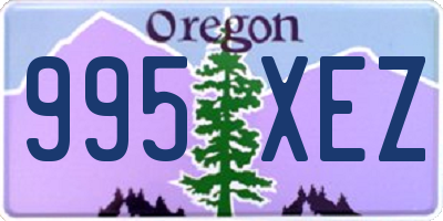 OR license plate 995XEZ