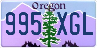OR license plate 995XGL