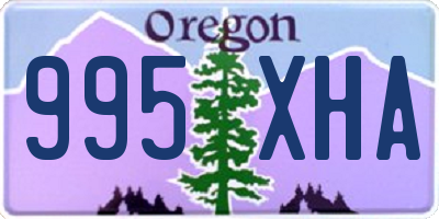 OR license plate 995XHA