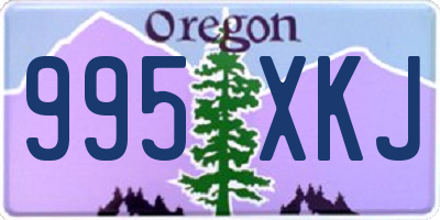 OR license plate 995XKJ