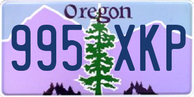 OR license plate 995XKP