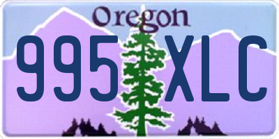 OR license plate 995XLC