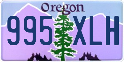 OR license plate 995XLH