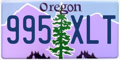 OR license plate 995XLT
