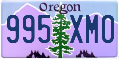 OR license plate 995XMO