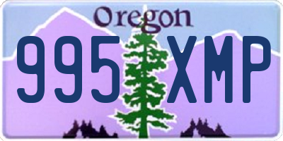 OR license plate 995XMP