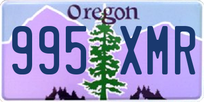 OR license plate 995XMR