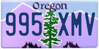 OR license plate 995XMV
