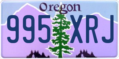 OR license plate 995XRJ