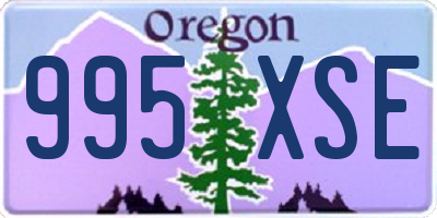 OR license plate 995XSE