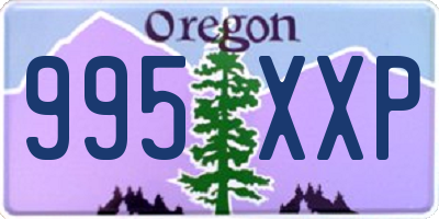 OR license plate 995XXP