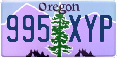 OR license plate 995XYP