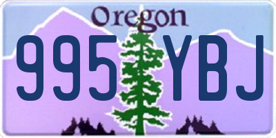 OR license plate 995YBJ