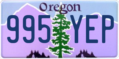 OR license plate 995YEP