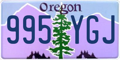 OR license plate 995YGJ