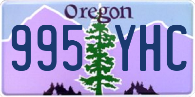 OR license plate 995YHC