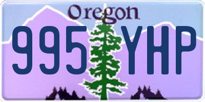 OR license plate 995YHP