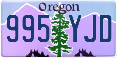 OR license plate 995YJD