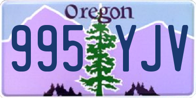 OR license plate 995YJV