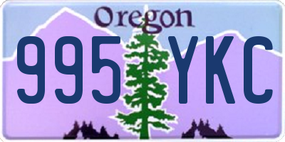 OR license plate 995YKC
