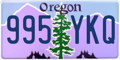 OR license plate 995YKQ