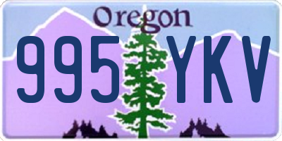 OR license plate 995YKV