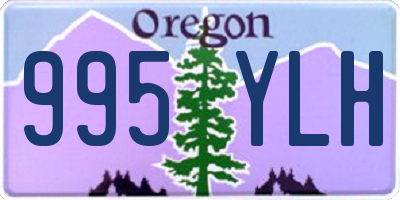 OR license plate 995YLH