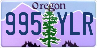 OR license plate 995YLR