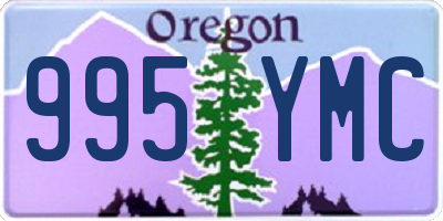 OR license plate 995YMC