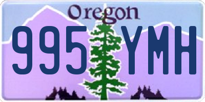 OR license plate 995YMH