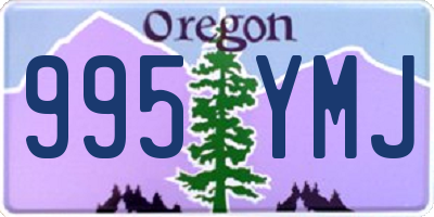 OR license plate 995YMJ