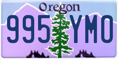 OR license plate 995YMO