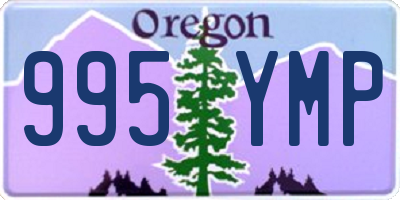 OR license plate 995YMP